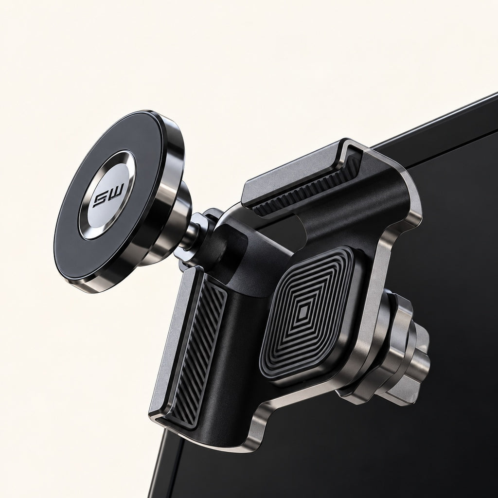 Magnetic Screen-Edge Phone Mount